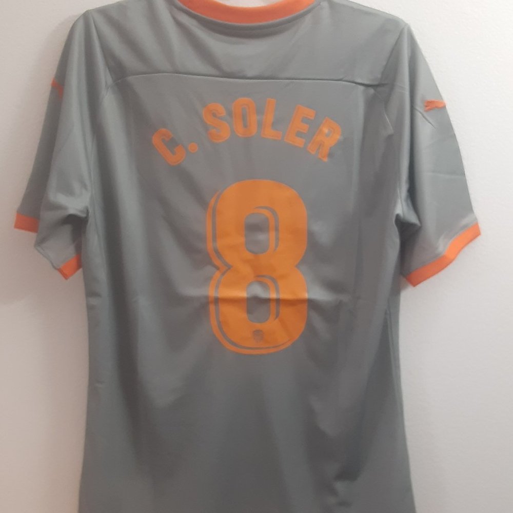 Puma VALENCIA CF CARLOS SOLER Men's JERSEY Sz M,L,XL New SPAIN La Liga